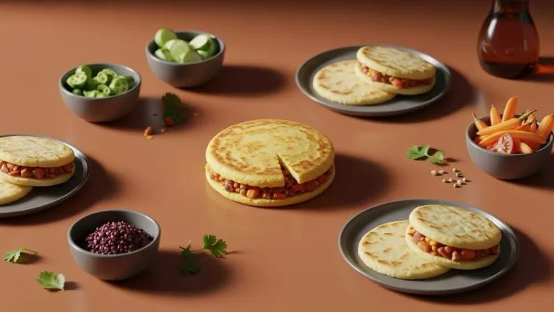 Arepa come pane versatile consumato ogni giorno nella cucina venezuelana