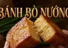 Bánh bò nướng vietnamita con caratteristica texture a nido d’ape in primo piano