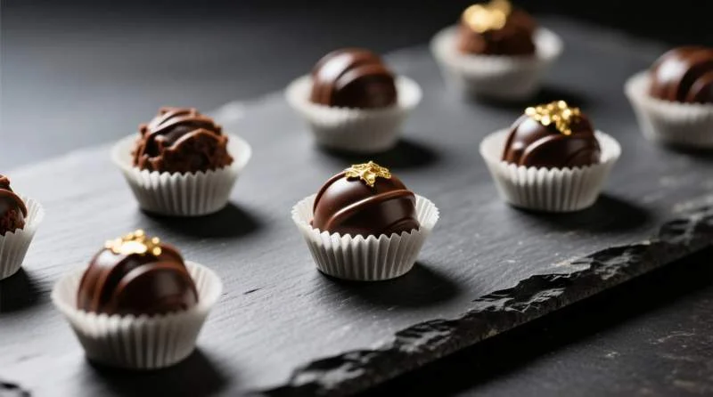 Brigadeiro presentato in un contesto elegante senza perdere identità popolare