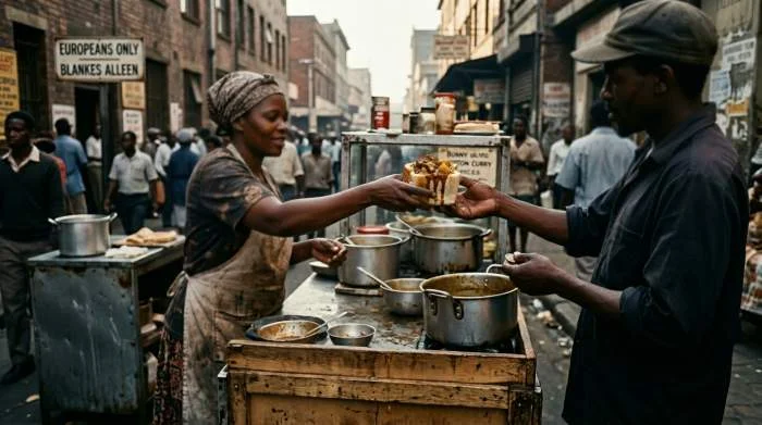 Bunny chow nato durante l’Apartheid sudafricano come simbolo sociale di street food