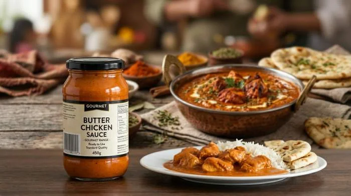 Confronto tra butter chicken industriale e versione tradizionale artigianale