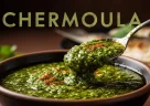 Salsa chermoula nordafricana con erbe fresche e spezie servita come marinata aromatica
