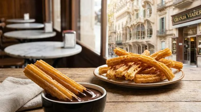 Confronto tra churros di Madrid e xurros catalani con variazioni regionali