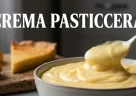 Crema pasticciera italiana morbida e cremosa in primo piano dentro una sac à poche
