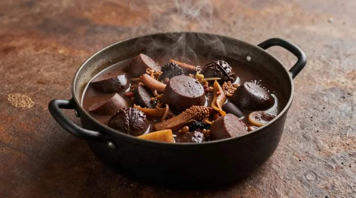 Feijoada con influenze culinarie europee e africane nella stessa tavola