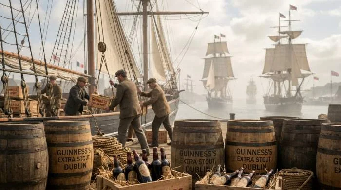 Guinness esportata lungo le rotte commerciali dell’Impero britannico