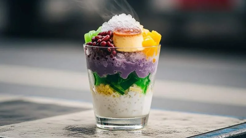 Halo halo consumato come dolce urb
