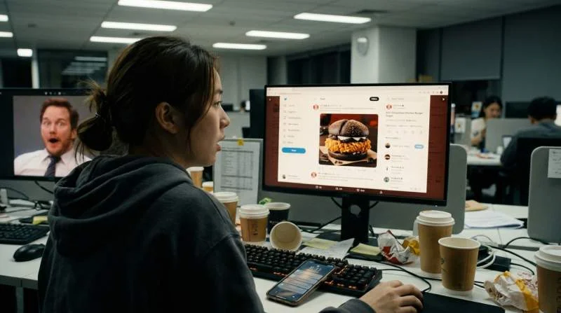 Reazioni social al KFC China Oreo Chicken Burger, virale con milioni di visualizzazioni dal 28 agosto