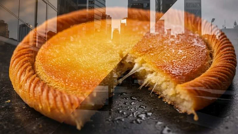 Knafeh preparata nella diaspora come memoria urbana e culturale