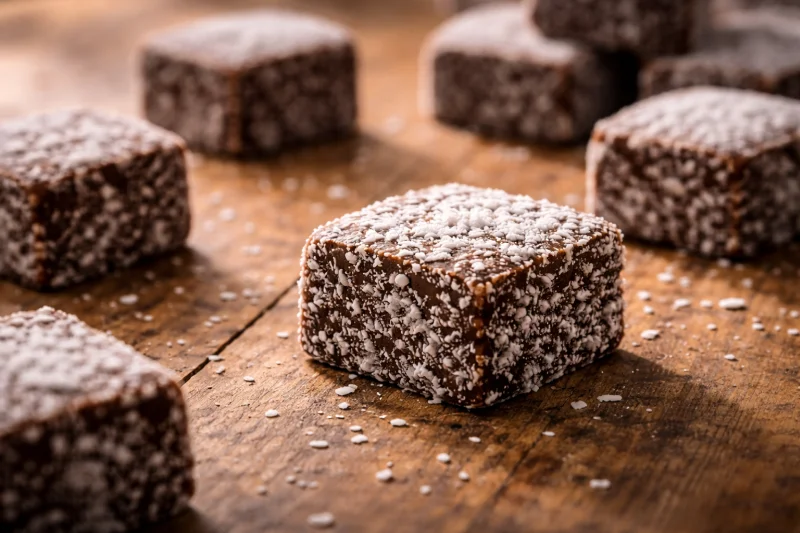 Lamington associati ai ricordi d’infanzia e alla convivialità familiare