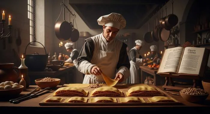 Lasagna rinascimentale ispirata alla cucina papale italiana