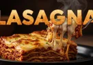 Lasagna italiana con capas de ragú, bechamel y queso gratinado