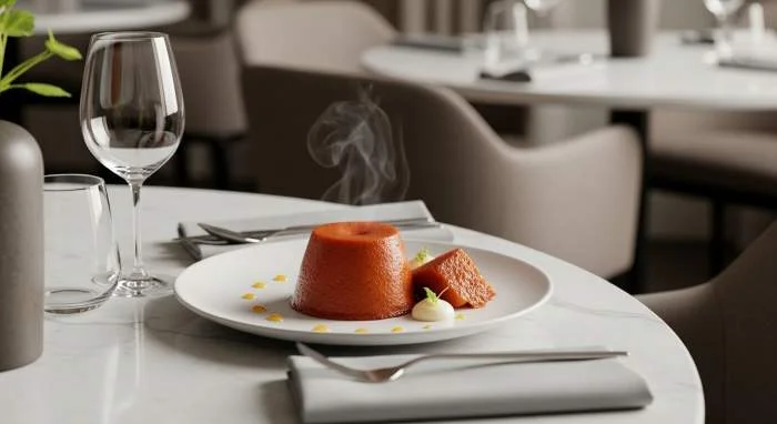 Malva pudding reinterpretato nella cucina fusion internazionale