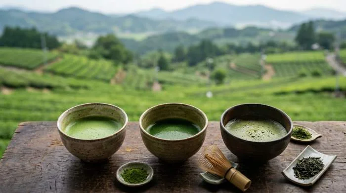 Varietà regionali di matcha giapponese influenzate da terroir e clima