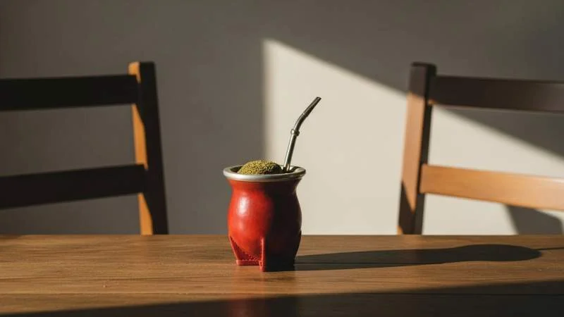 Mate consumato come bevanda funzionale che crea pause e condivisione silenziosa