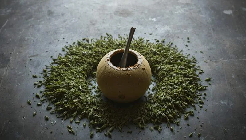 Mate condiviso con una sola bombilla come rito collettivo argentino