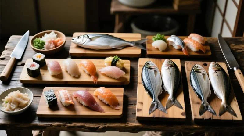 Pesce stagionale e locale nelle origini storiche del sushi