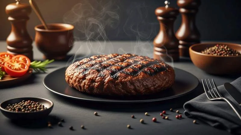 Pljeskavica con carne mista alla griglia, simbolo del crocevia culturale dei Balcani