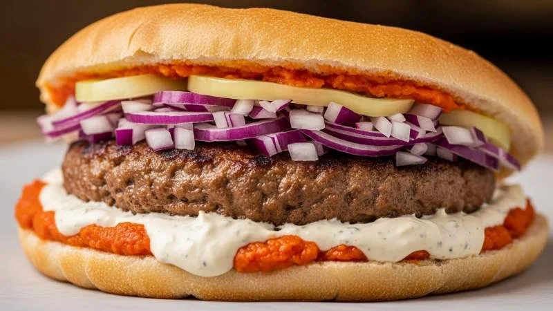 Pljeskavica su braci di quercia, piatto della tradizione rurale balcanica