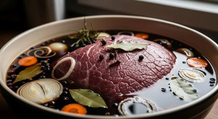 Sauerbraten marinatura lunga conservazione spezie