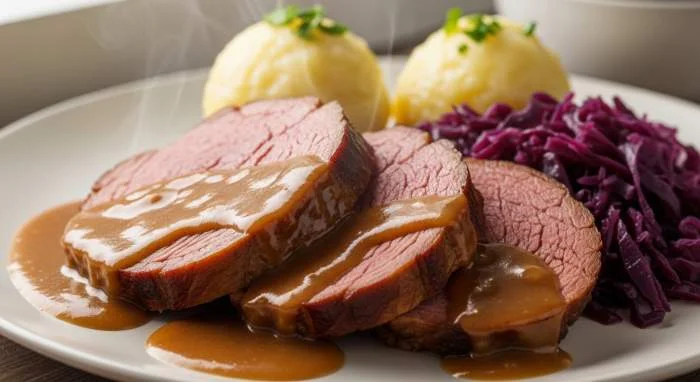 Sauerbraten salsa equilibrio accompagnamenti tradizionali