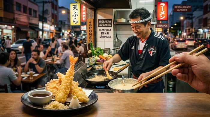 Tempura diffusa a San Paolo grazie alla diaspora giapponese