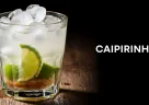 Caipirinha brasiliana con lime fresco, ghiaccio e cachaça