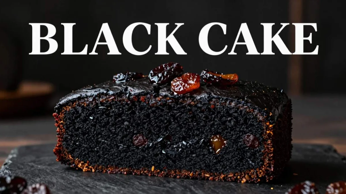 Rum e frutta secca macerati per il tradizionale Black Cake caraibico ricco e scuro