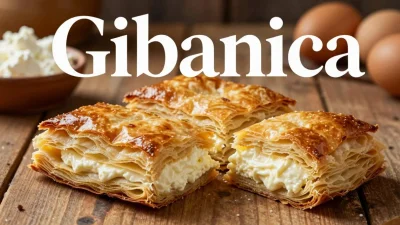 Piatto tradizionale Gibanica: Storia e Origini del Dolce delle Feste Serbe raccontato nella cucina della Serbia