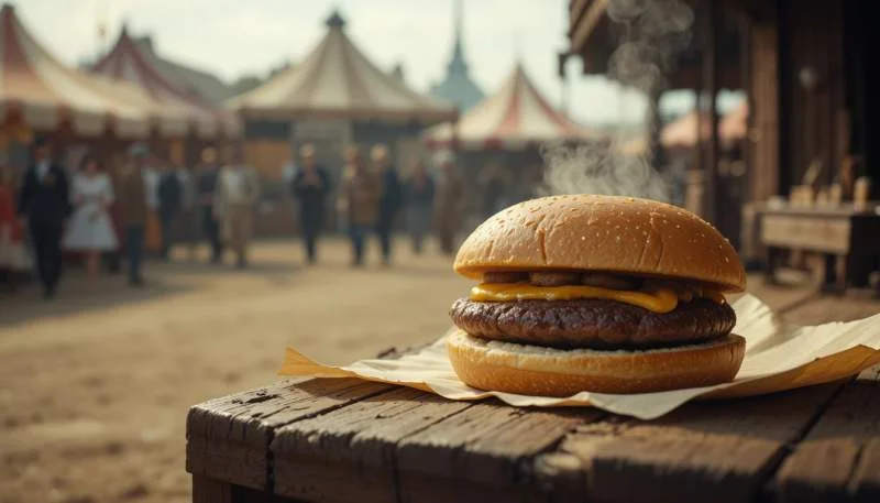 Hamburger semplice di