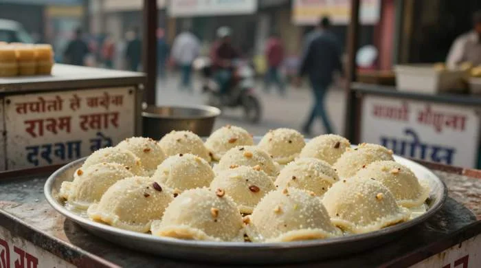 Venditore urbano di kulfi mantiene vivi i metodi tradizionali indiani