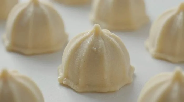 Kulfi in forma stabile servito come dolce freddo della tradizione indiana