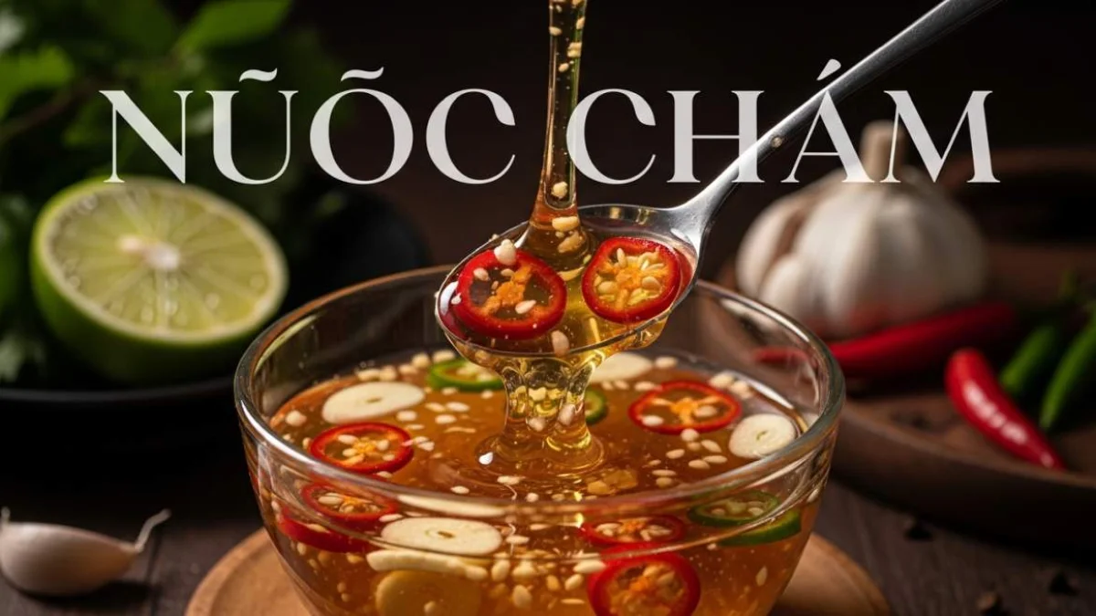 Salsa vietnamita nước chấm preparada con equilibrio de sabores dulces, ácidos y picantes