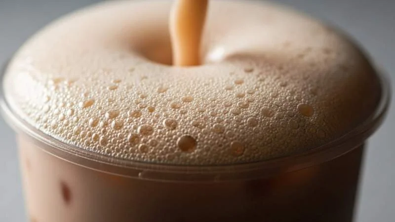 Origine del nome bubble tea dalla schiuma del tè shakerato