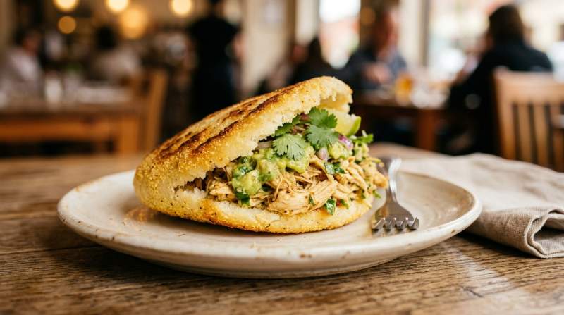 Arepa Venezuelana Dorata Elegante