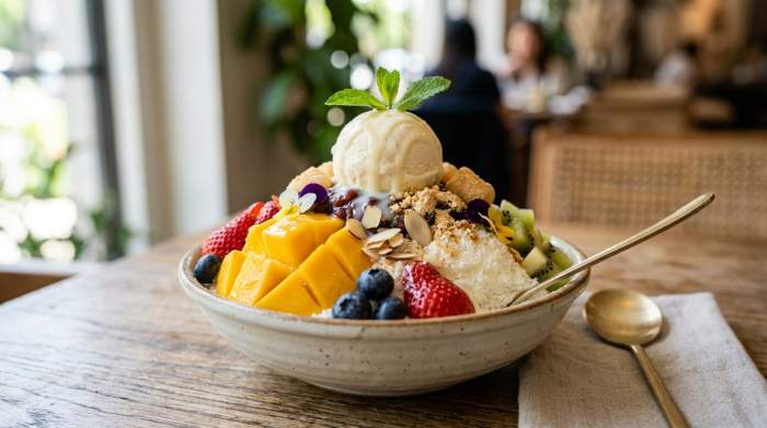 Bingsu Ghiaccio Cremoso Elegante