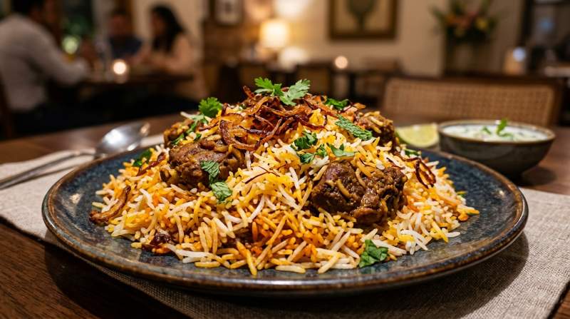 Biryani Stratificato Elegante