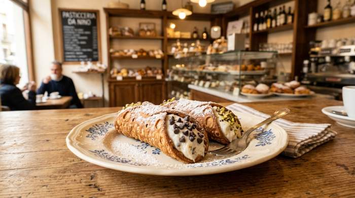 Cannoli Croccanti Ricotta Siciliani