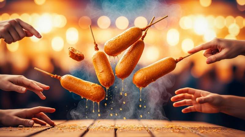 Corn Dog Fiera Evento Pubblico