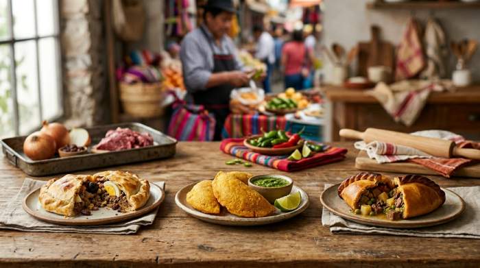 Empanadas Variazioni Cile Colombia Bolivia Confronto Regionale
