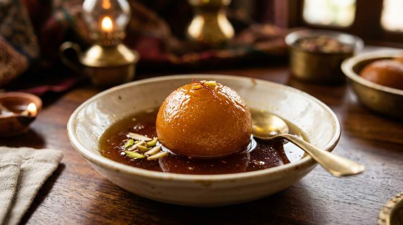 Gulab Jamun Sciroppato Elegante