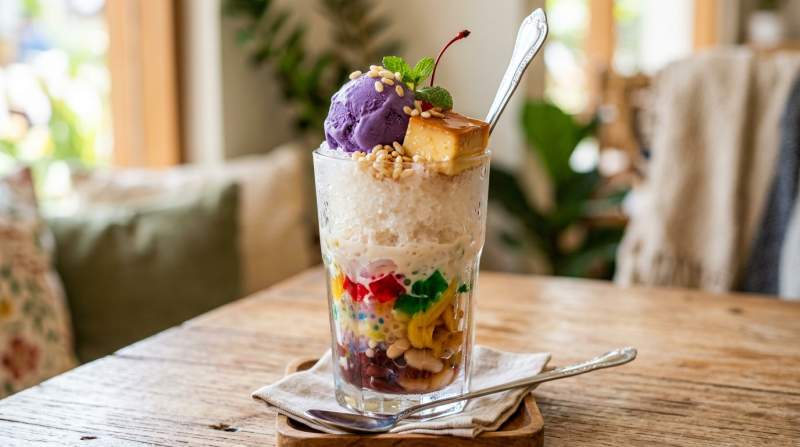Halo Halo Colorato Elegante