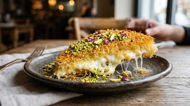 Knafeh Croccante Filante Elegante