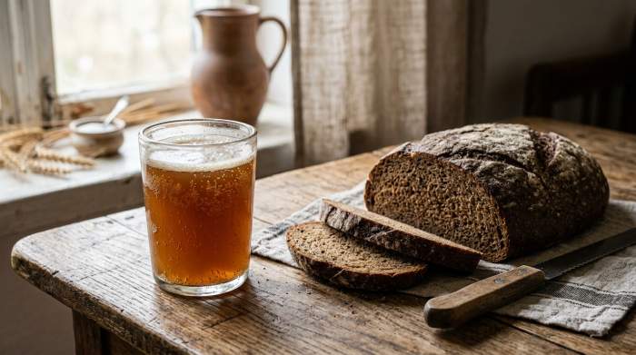 Kvas Fermentato Pane Rustico