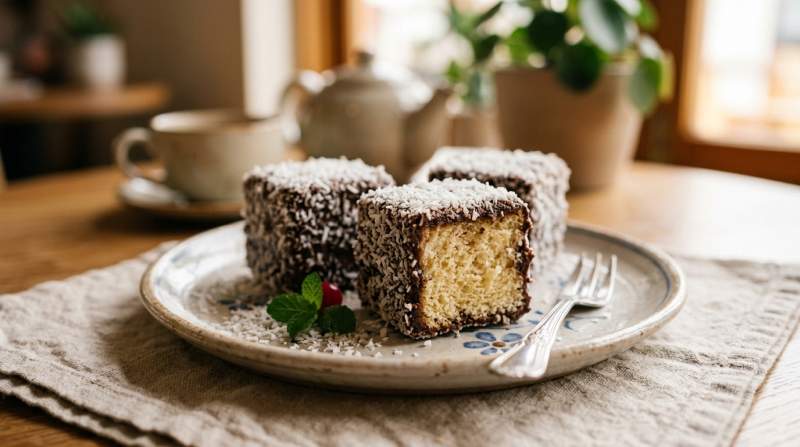 Lamington Cioccolato Cocco Elegante