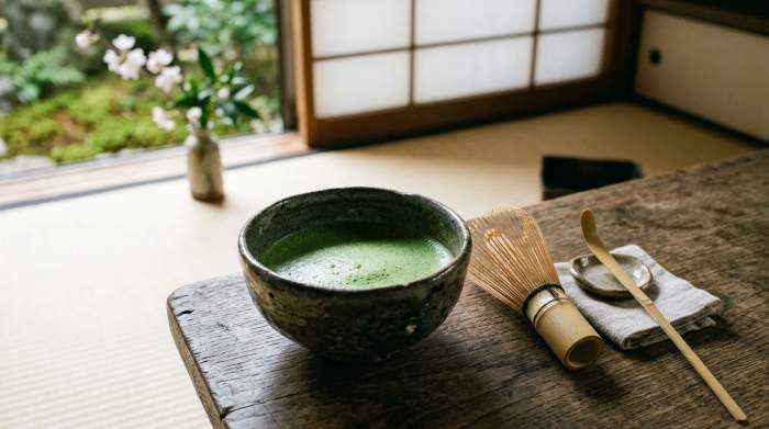 Matcha Verde Schiumoso Giapponese