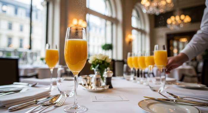 Mimosa Hotel Lusso Brunch Eleganza Savoy Ritz Professionale
