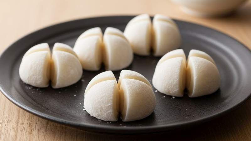 Mochi Porzionati In Pezzi Piu Piccoli Per Un Consumo Lento E Controllato