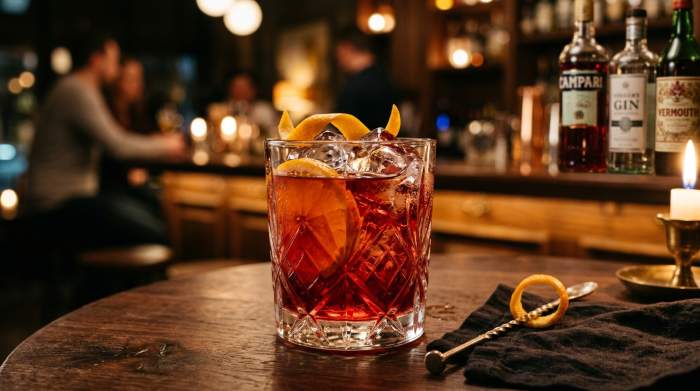 Negroni Aranciato Classico Elegante