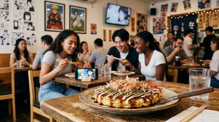 Okonomiyaki Diffusione Pop Culture Anime Diaspora Globalizzazione